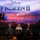 Producer Peter Del Vecho, writer and co-director Jennifer Lee, and co-director Chris Buck earlier this month at a Frozen II press day at Walt Disney Animation Studios in Burbank, CA,